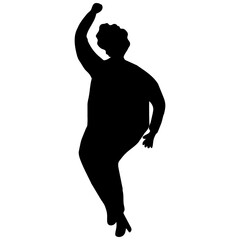 Silhouette of a Business Person Black Vector Outline for Graphic Design, Icons, Pictograms Minimalist Male Figure Illustration for Web, UI, Branding, Print, and Marketing Use