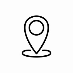 location pin marker map icon vector sign
