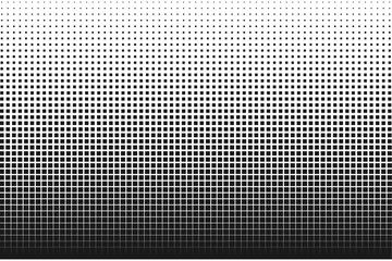 Square Halftone Gradient Effect Background Vector Illustration 