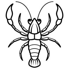 Elegant Yabby Sketch Style Artwork
