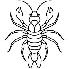 Elegant Yabby Sketch Style Artwork