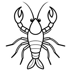 Elegant Yabby Sketch Style Artwork