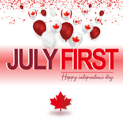 National day of Canada. Happy independence day 