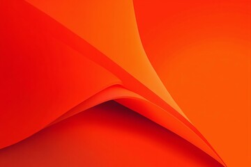 Abstract Vibrant Red Color Waves