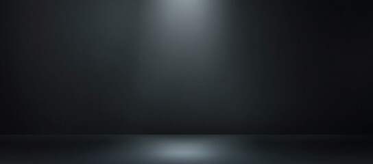 Empty Dark Studio Background with Spotlight