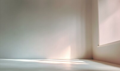 Empty Room with Sunlight and Shadows