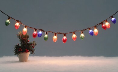 Christmas Colorful String Lights Decorations
