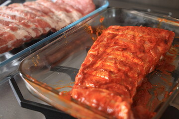 marinating pork ribs 