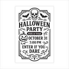 Halloween Flyer Design Template