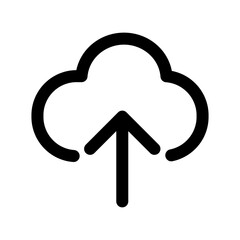 アップロード、クラウド保存のアイコン