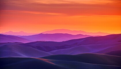 vibrant abstract landscape with dynamic brushstrokes and bold colors