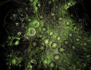 Imaginatory fractal abstract background Image