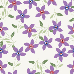 cute flower pattern image for fabric textile or wall decoration