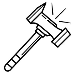 Hammerhead Tool Outline Vector