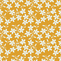 Obraz premium digital printing textile pattern wallpaper flower allover
