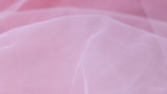 video of white tulle