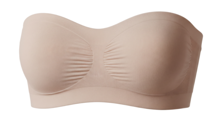
Seamless Nude or Beige Strapless Bandeau Bra

