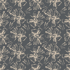 cute flower pattern image for fabric textile or wall decoration