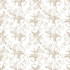 cute flower pattern image for fabric textile or wall decoration