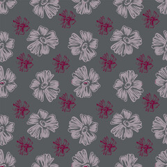 cute flower pattern image for fabric textile or wall decoration