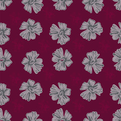 cute flower pattern image for fabric textile or wall decoration