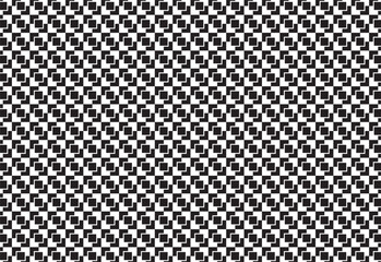 checkerboard seamless pattern geometric plaid cut off rectangle two color black and white, paper pattern, Retro background fabric. Vintage checkered color geometric texture,