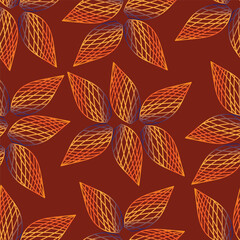 Ditsy Flowers Seamless Pattern. Fashionable print for textiles, wallpaper and packaging.
