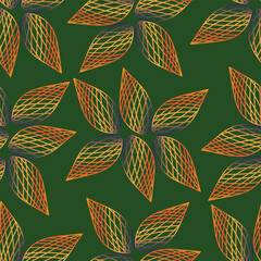 Ditsy Flowers Seamless Pattern. Fashionable print for textiles, wallpaper and packaging.
