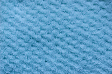 Colorful towel background. One soft terry towel.