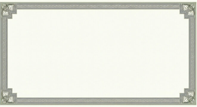 Certificate of Appreciation Border