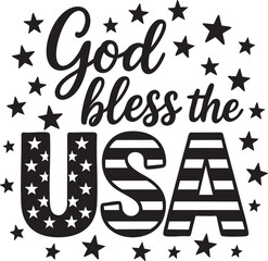 Happy 4th of July Banner Vector – Patriotic USA Independence Day Design with American Flag, Fireworks, Stars, Confetti – Memorial & Veteran Day Background – Flat Style July 4th Art Illustration