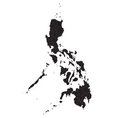 Political and geographical map of the Philippines with islands, regions, cities, terrain, and coastline details

