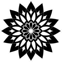 abstract flower vector illustration