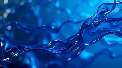 Abstract vibrant glass geometry background. Generative Ai.