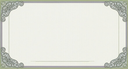 Certificate of Appreciation Border