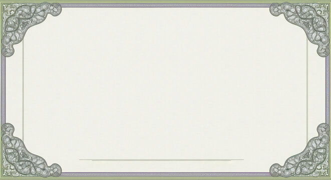 Certificate of Appreciation Border