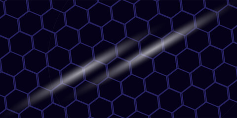 Vector seamless cubic hexagon pattern. Abstract geometric low poly background. Stylish grid texture.