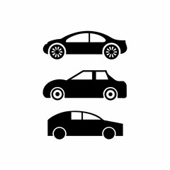 creative Car silhouettes vector silhouette illustration isolated on white background