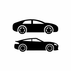 creative Car silhouettes vector silhouette illustration isolated on white background