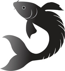 Obraz premium vector illustration of a cartoon shark