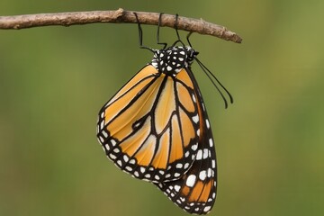 A butterfly that is sitting on a branch