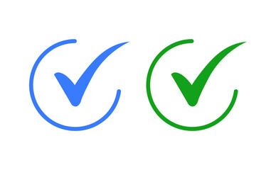 green check mark icon - white tick inside green box, approval symbol, confirmation sign, success indicator, correct choice, verified icon, positive feedback, accepted status, validation graphic