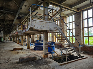 Wonderful detailed shots of an old residential and industrial complex