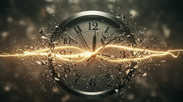 Clock shattering with a burst of energy