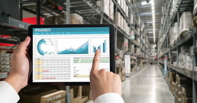 Spreadsheet document information financial startup concept. data and graphs in spreadsheet documents for online analysis project dashboard accounting digital snugly