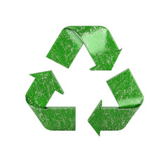 Green recycle symbol arrows loop environmental sustainability eco friendly