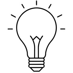light bulb vector