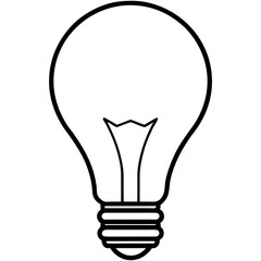 Obraz premium light bulb vector illustration