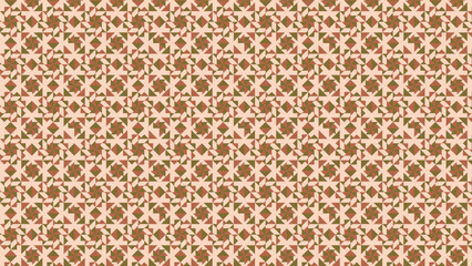 Aztec seamless geometric pattern with tribal ethnic shapes in earthy tones, abstract modern vector design for textile, packaging, wallpaper, wrapping, digital print, fabric and surface pattern design