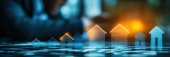 Luminous transparent structures display progressive architectural advancement through innovative technological visualization methods.